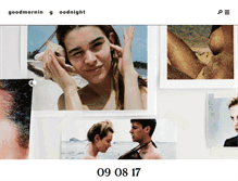Tablet Screenshot of goodmorningoodnight.com